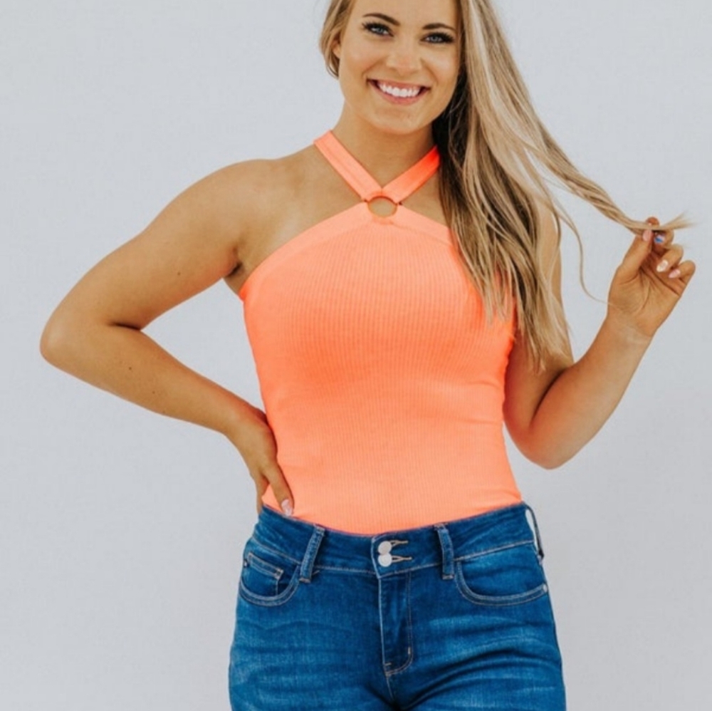 New in bag Coral bodysuit Size M